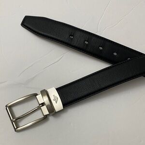 Dockers Black Belt with Silver Buckle XL 42-44